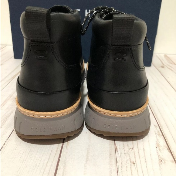 🔴SOLD🔴NEW Men’s Cole Haan Rugged Chukka Golden Oak Black - Picture 4 of 8